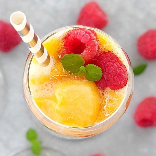 Frozen Peach Bellini