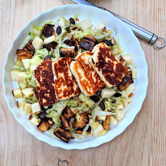 pear pumpkin haloumi