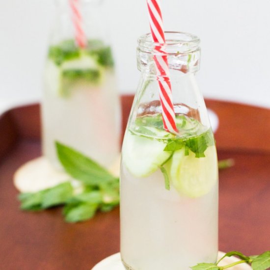 The benefits of cucumber-lime-mint