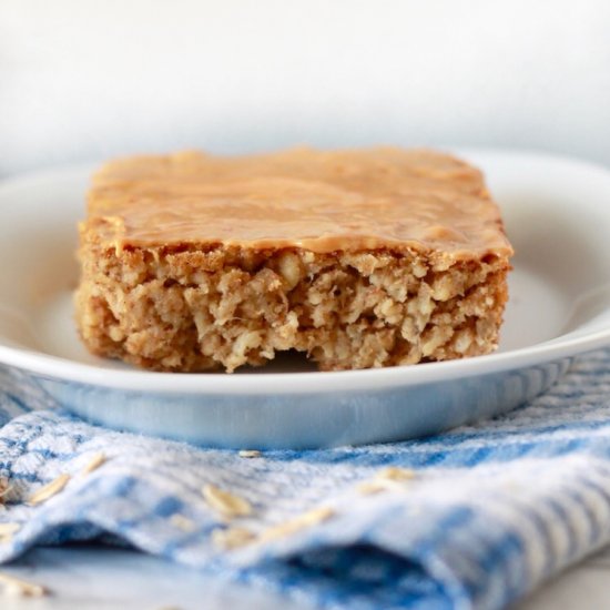 Banana Peanut Butter Baked Oatmeal