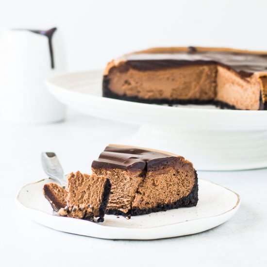 Triple Chocolate Cheesecake