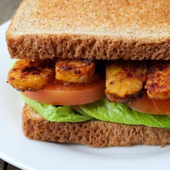 10 Minute Tempeh Bacon BLT’s