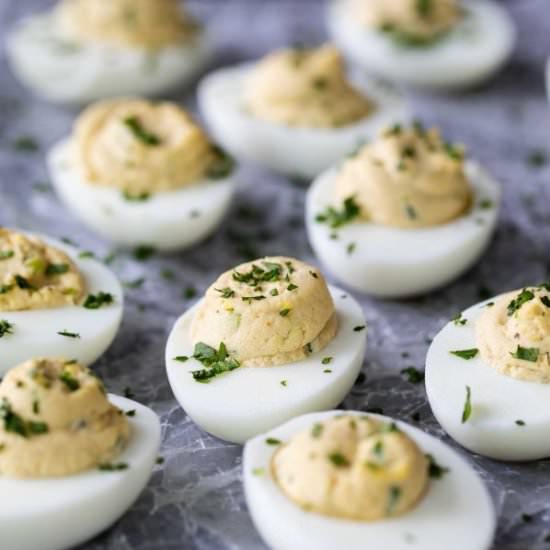 Asian Deviled Eggs