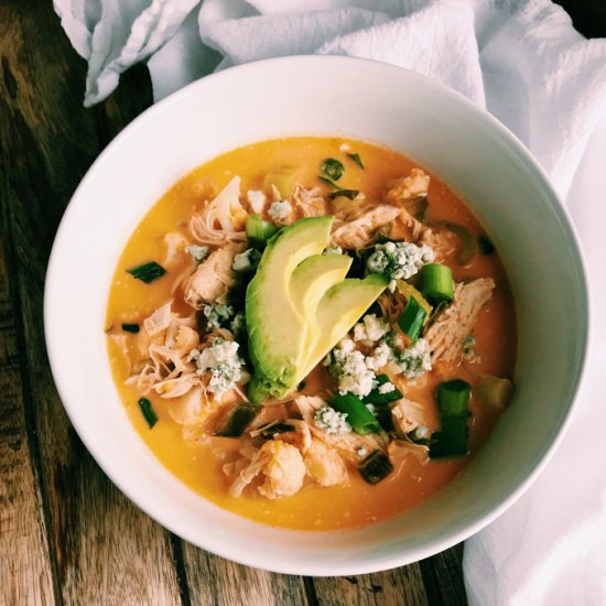 Instant Pot Buffalo Chicken Soup