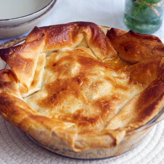 Chicken Puff Pastry Pie