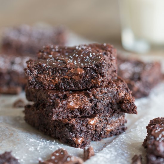 Double Chocolate Chewy Brownies