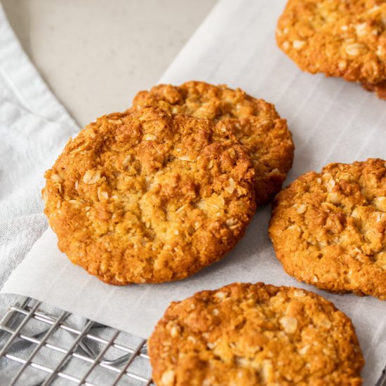 Easy Anzac Biscuits