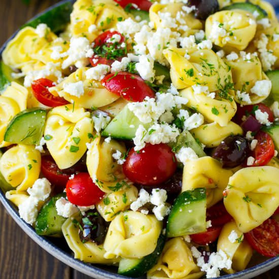 Greek Tortellini Salad