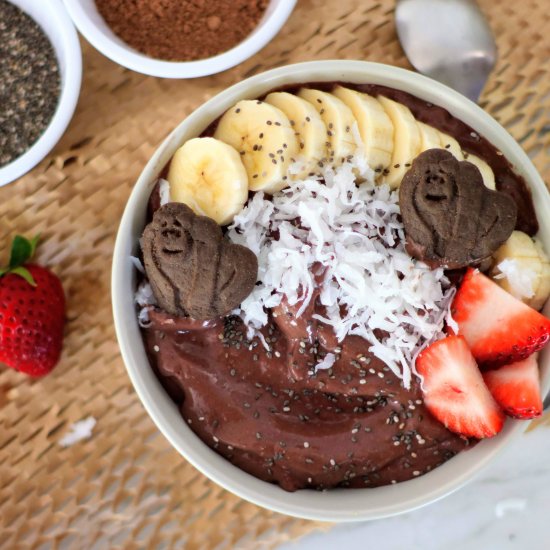 Chocolate Acai Smoothie Bowl