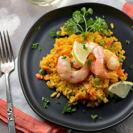 Shrimp Paella