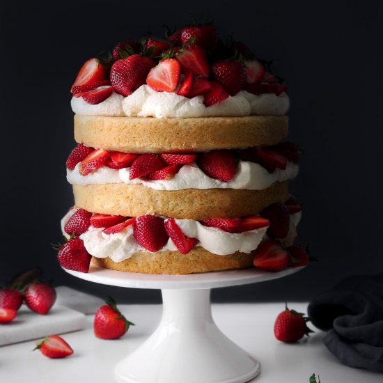 Strawberry Shortcake Cake