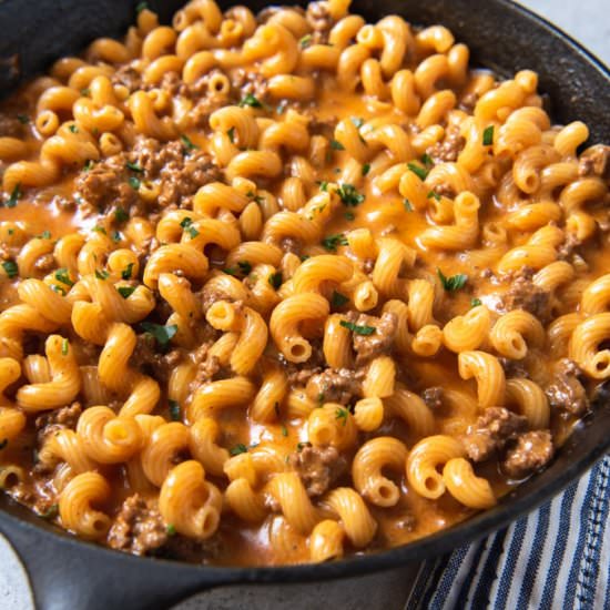 HOMEMADE HAMBURGER HELPER