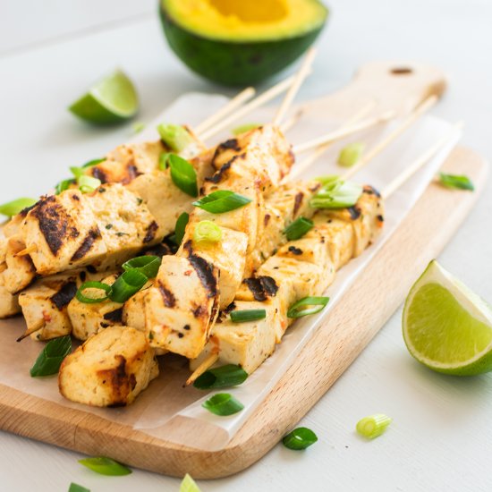 Mexican Tofu Skewers Recipe