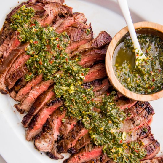 Chimichurri Flank Steak