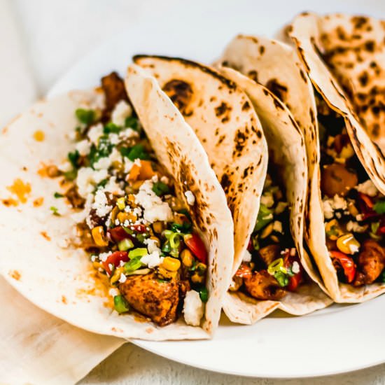 Cilantro Lime Chicken Tacos