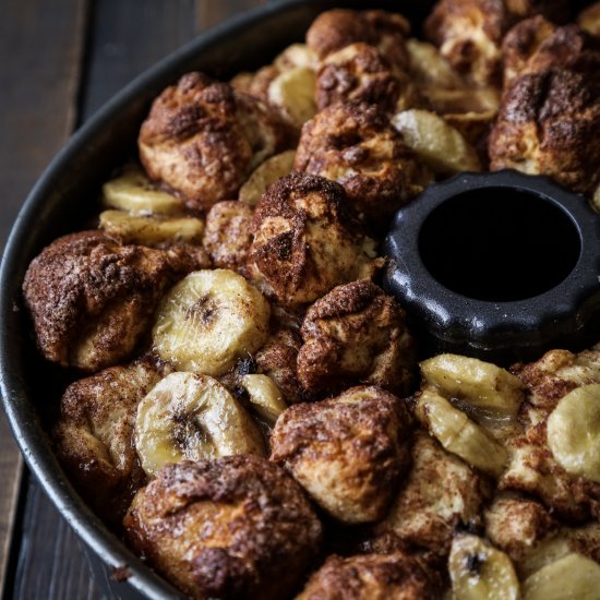 Bananas Foster Monkey Bread