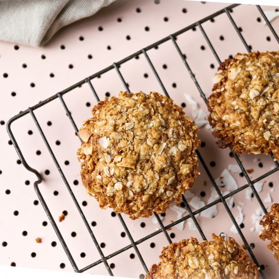 Healthy Anzac Cookies