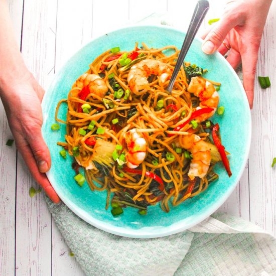 Healthy Singapore Noodles