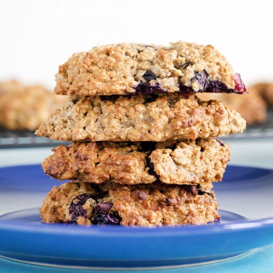 Peanut butter blueberry cookies