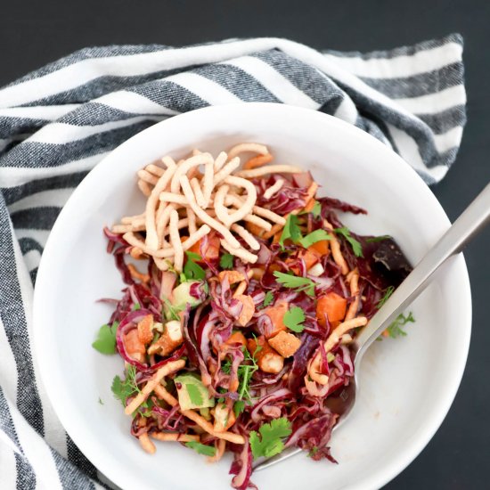 Spicy Peanut Chopped Salad