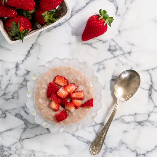 Strawberry Steel Cut Oats