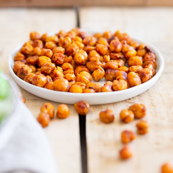 Roasted BBQ Chickpeas