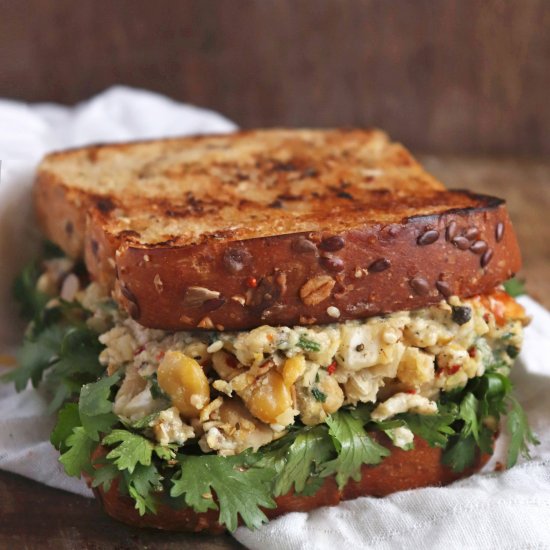 Vegan Chickpea Sandwich