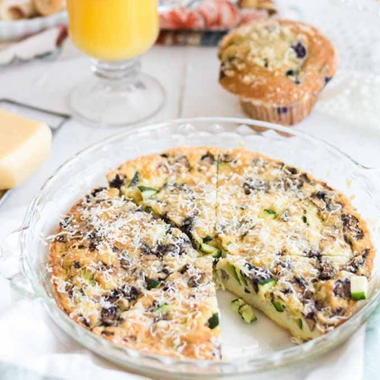 Crustless Zucchini Quiche