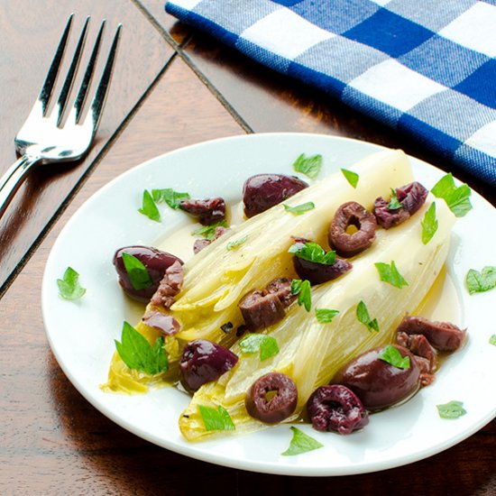 Belgian Endive Salad with Olives