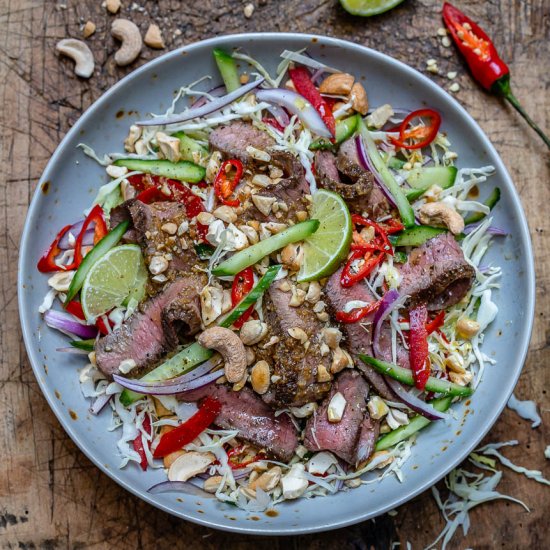 Thai Beef Salad -Keto/Paleo/Whole30