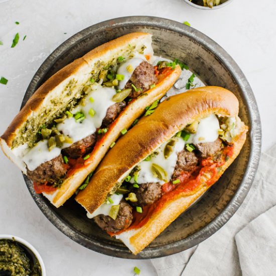 Meatball Sub Sandwich