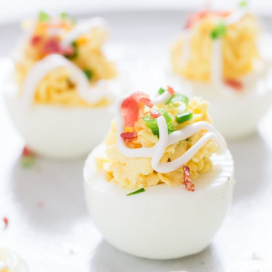 Deviled Eggs With Bacon