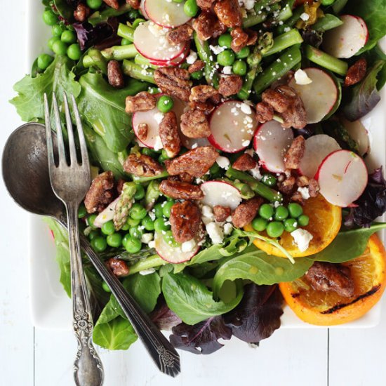 Grilled Citrus Spring Salad