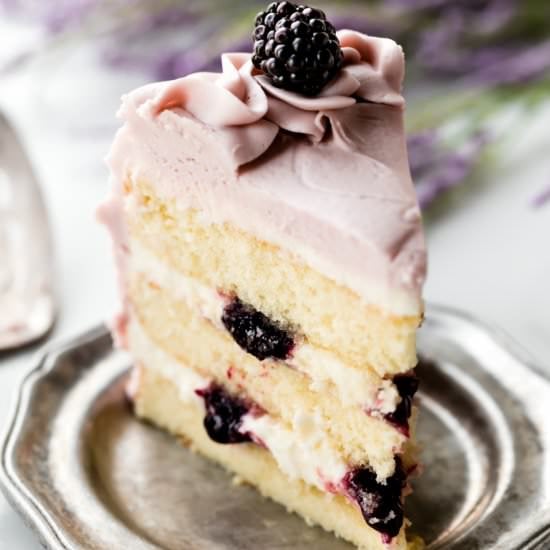 Blackberry Lavender Cake