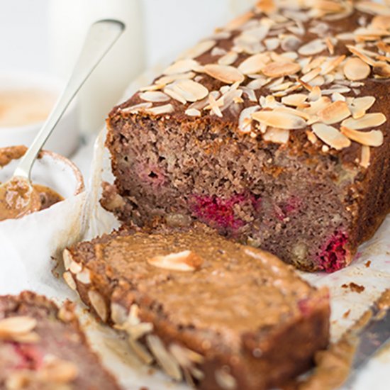 HEALTHY BANANA & RASPBERRY LOAF