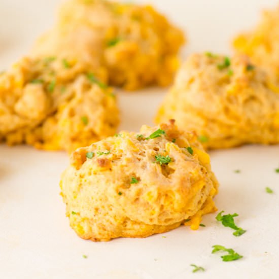 Vegan Cheddar Bay Biscuits