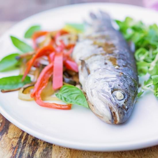 Campfire Baked Fish In Foil