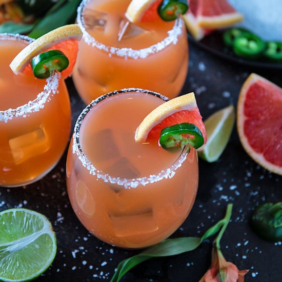 grapefruit jalapeno margarita