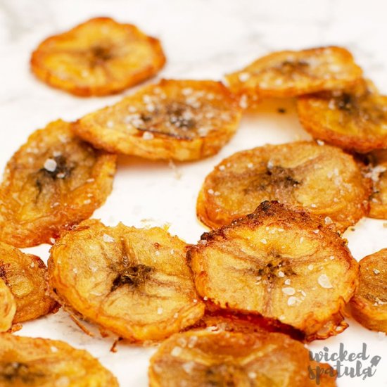 Baked Plantain Chips