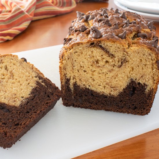 Chocolate Peanut Butter Bread