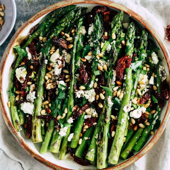 Pan-Fried Asparagus Side Dish