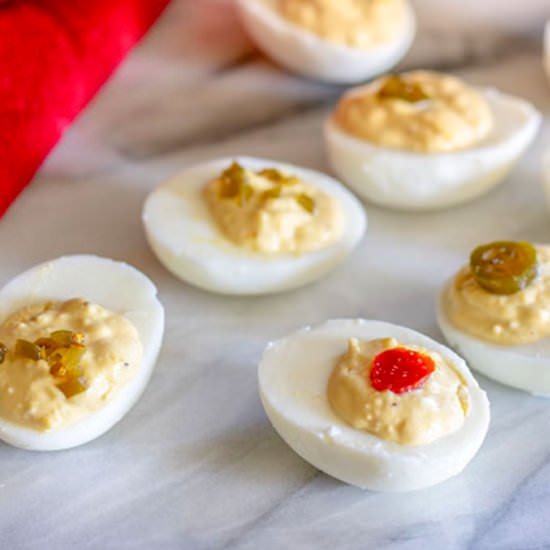 Spicy Deviled Eggs