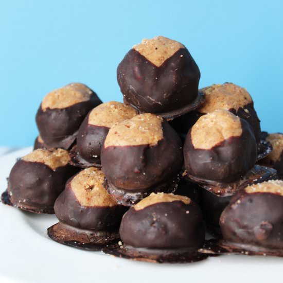 Salted Paleo Sugar Plum Buckeyes