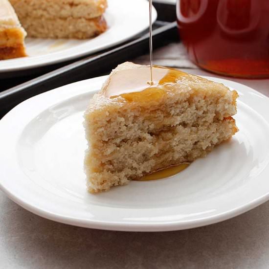 Maple Lemon Sourdough Cake