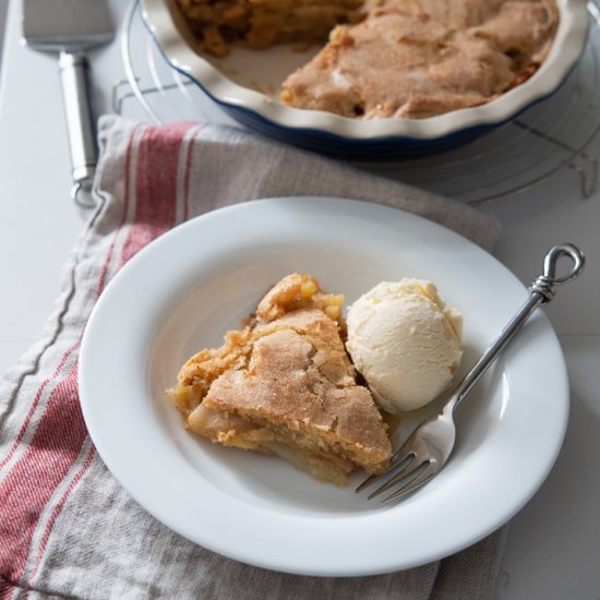 Easy No Crust Apple Pie