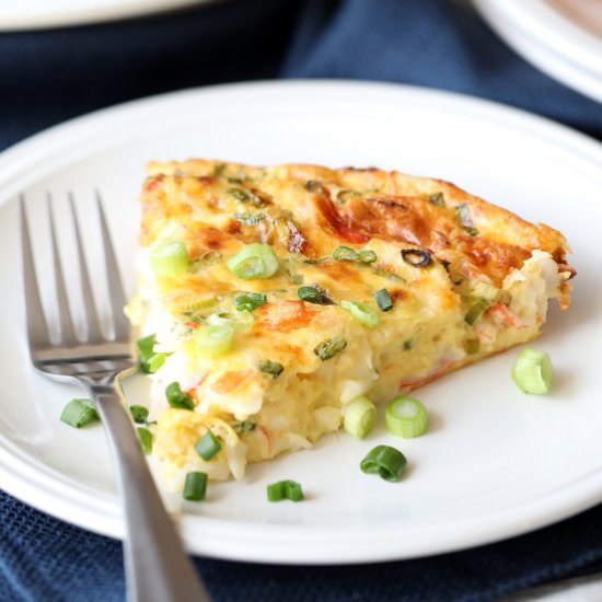 Crustless Crab Quiche