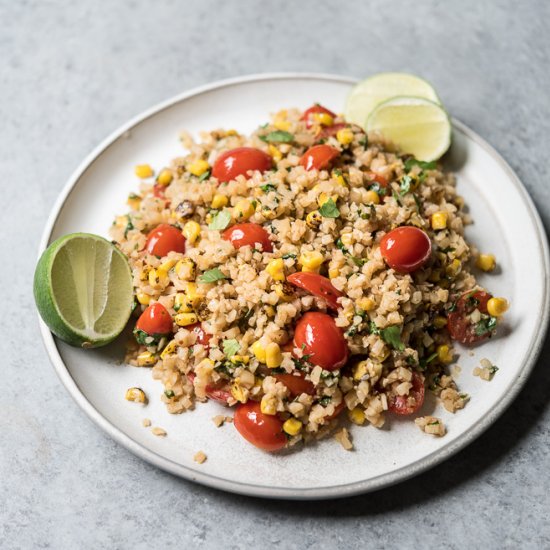 Cilantro Lime Cauliflower Rice