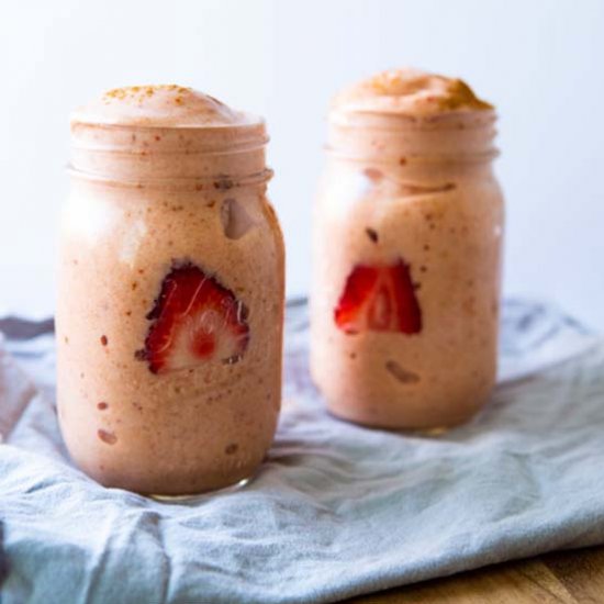 Strawberry Cauliflower Smoothie