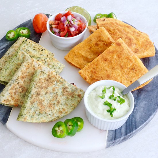 Loaded Chicken Quesadilla