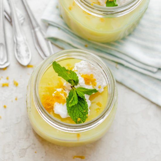 Vegan Lemon Pudding